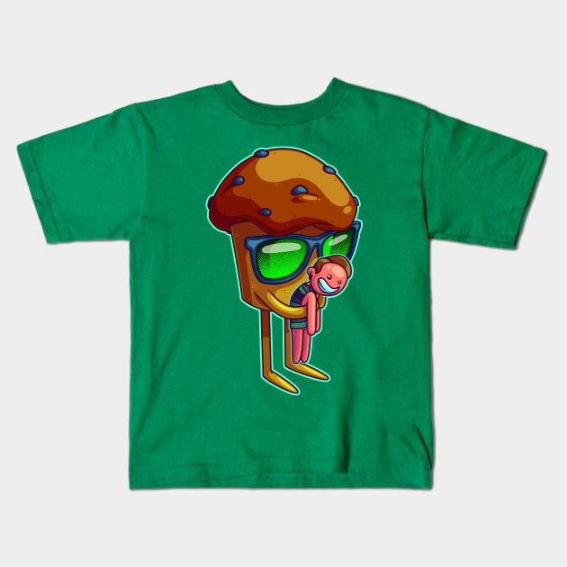 Muffin Man Kids T-Shirt by ArtisticDyslexia